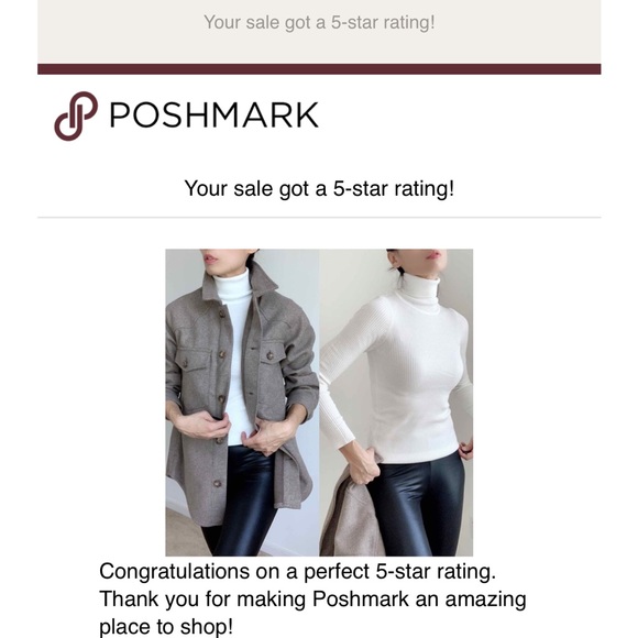 WHITE SLIM FIT LONG SLEEVE TURTLENECK TOP - Picture 4 of 8